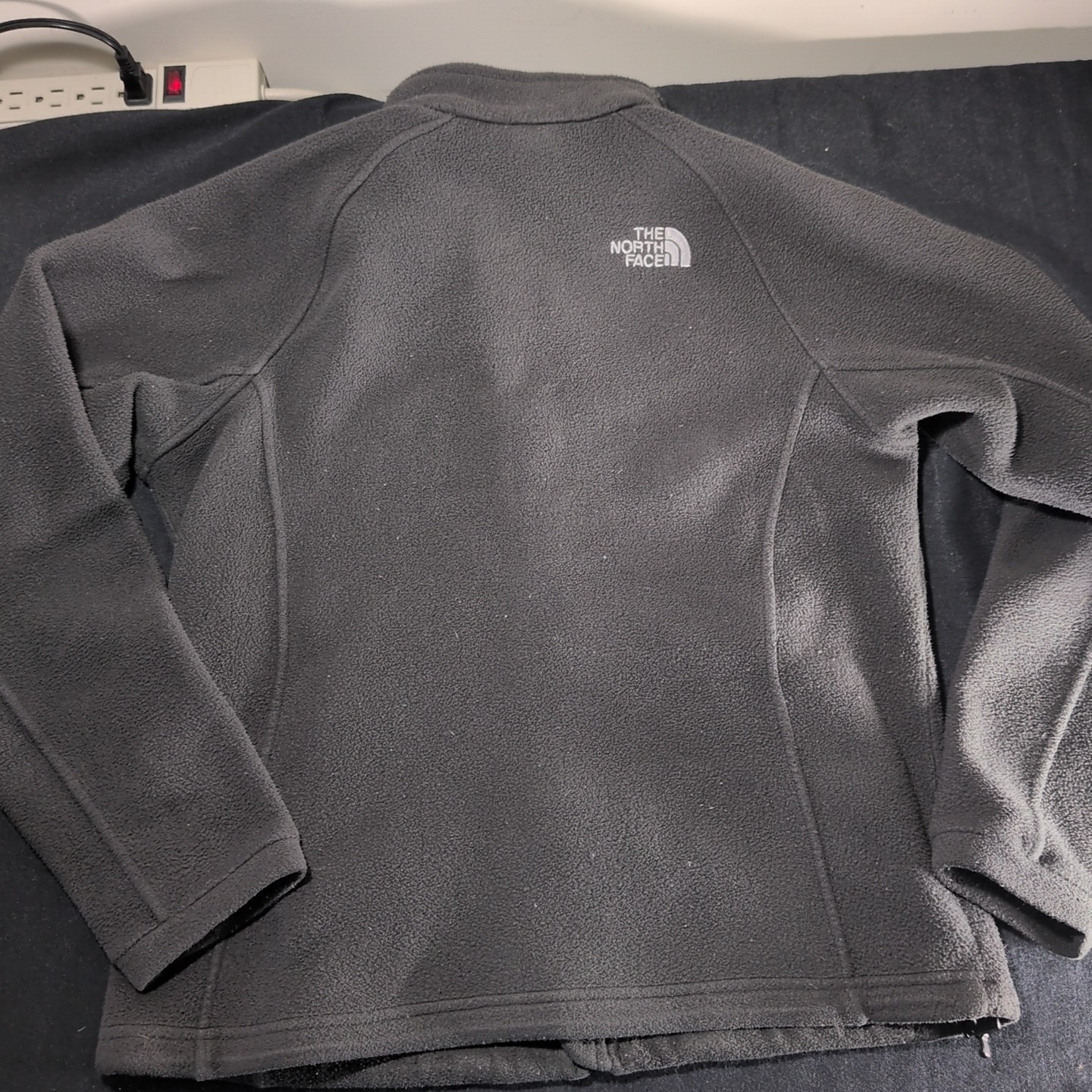 The North Face Jacket Womens Small Black Fleece Full Zip Up Ships Free!