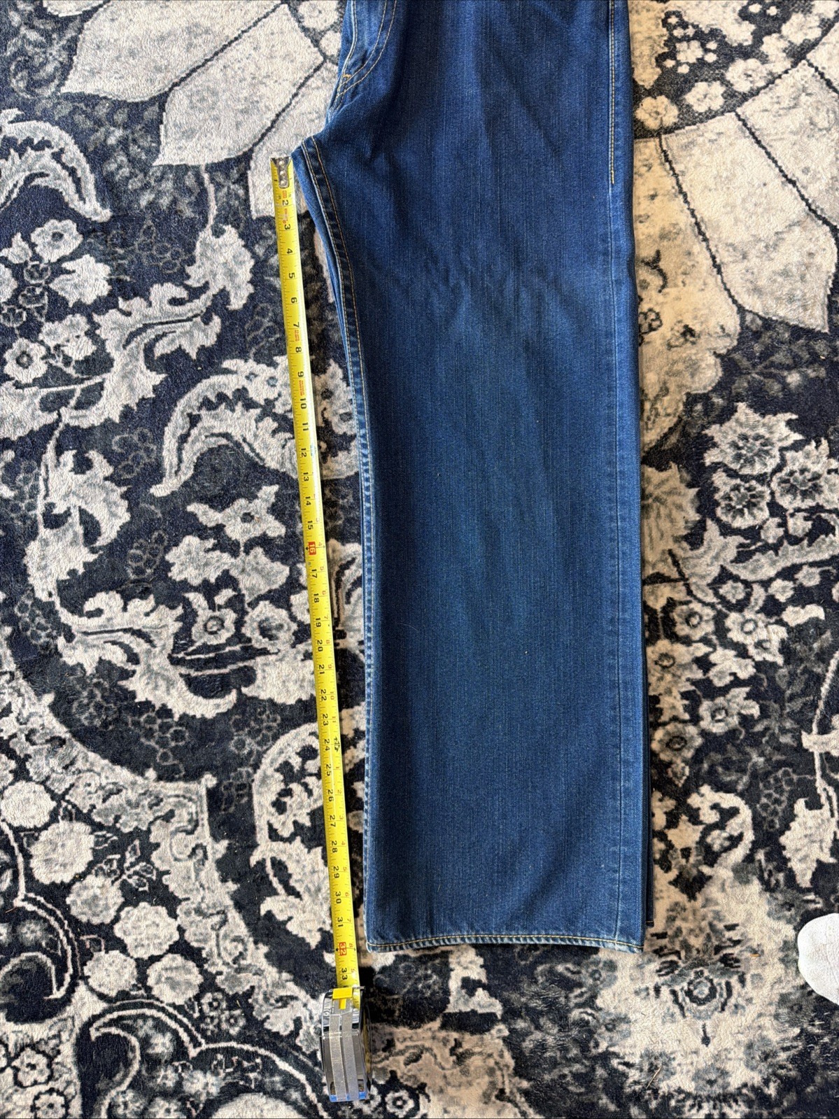 Vintage Y2K Levi’s Type 1 Men’s Real Loose Baggy Denim Jeans Skater size 36×32