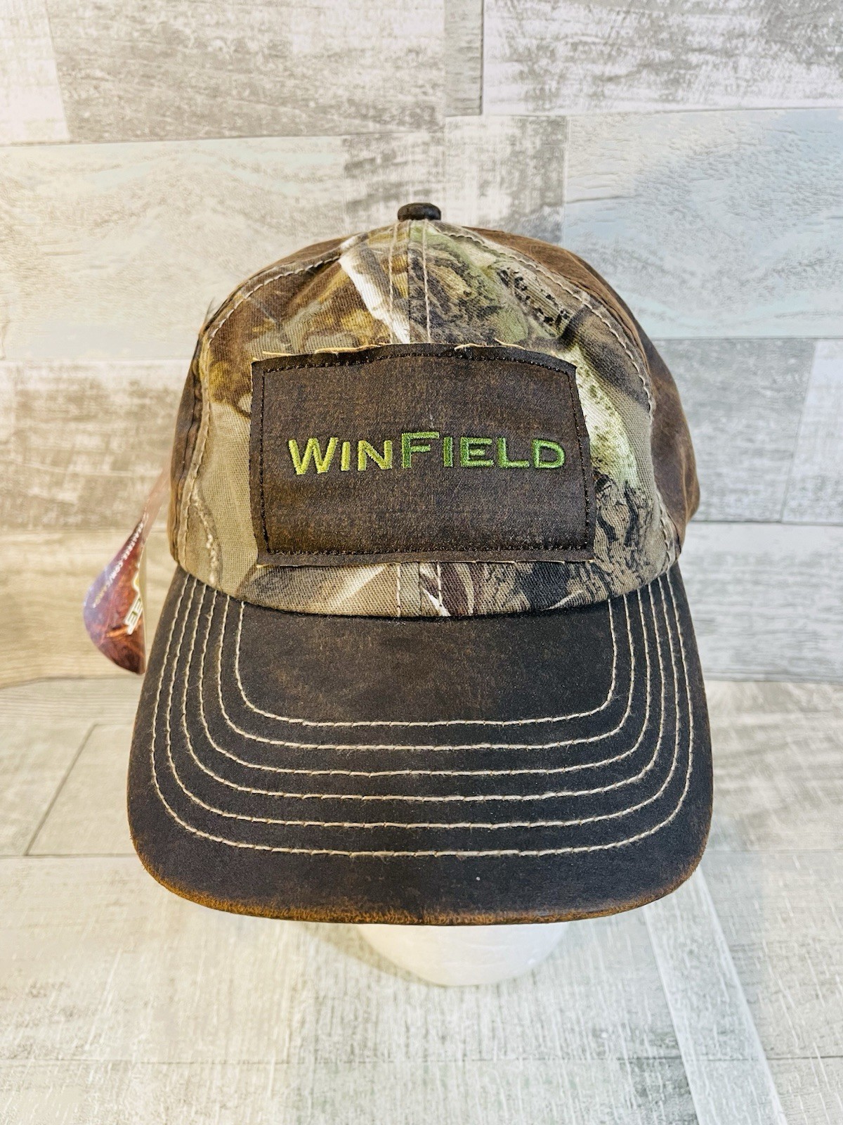 WinField United Adjustable Camo Baseball Hat Cap Farmer Agriculture Hunting NEW