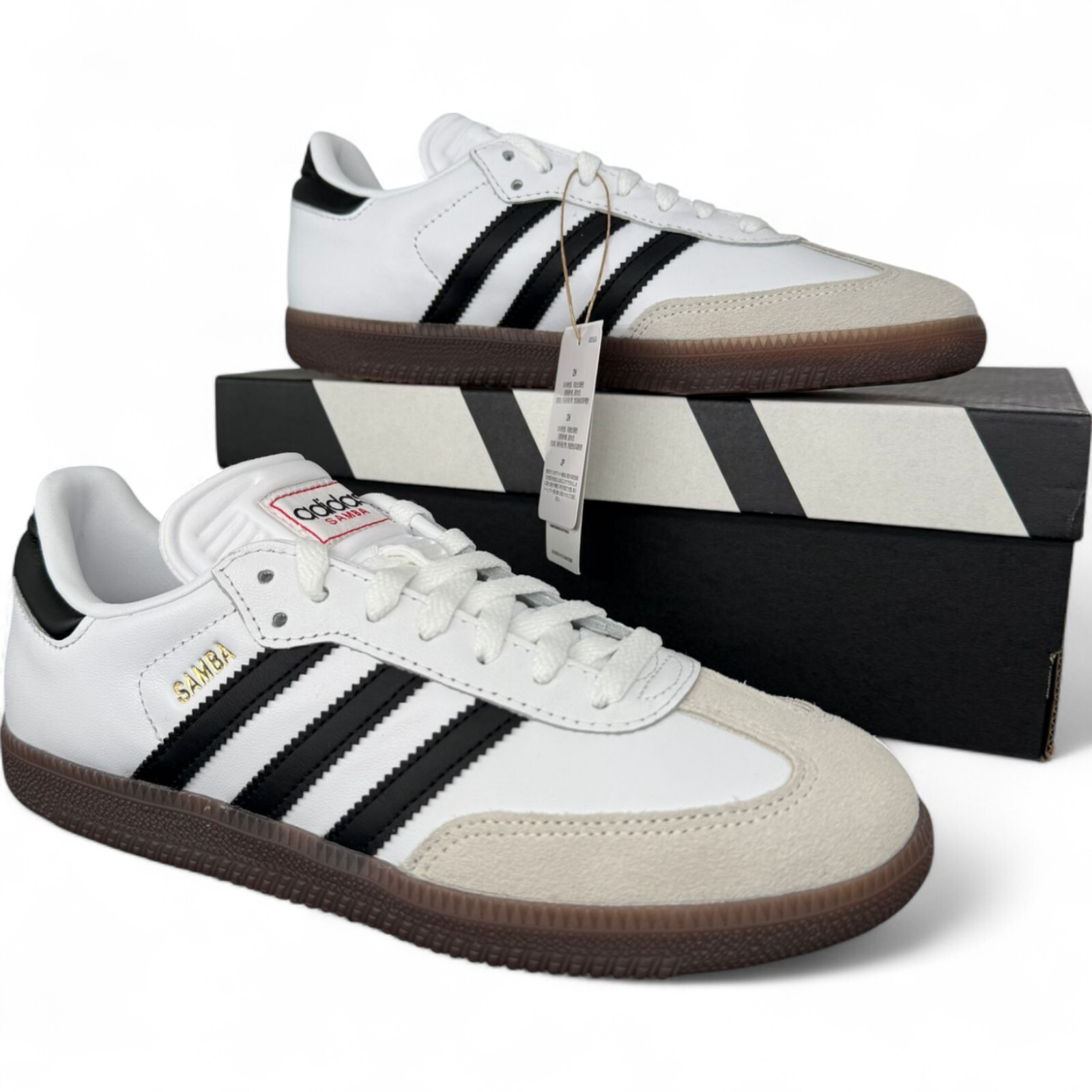 Adidas Samba Indoor Soccer Shoes Men Women Low Top Leather Sneaker Size 4-11 NEW