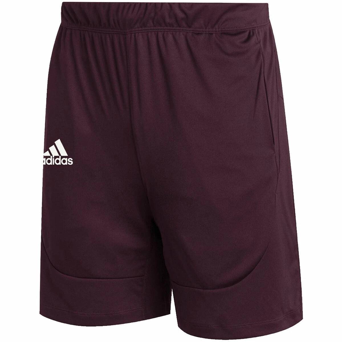 Adidas Knit Men’s Short with Pocket – Black GM2509/Maroon GM2527