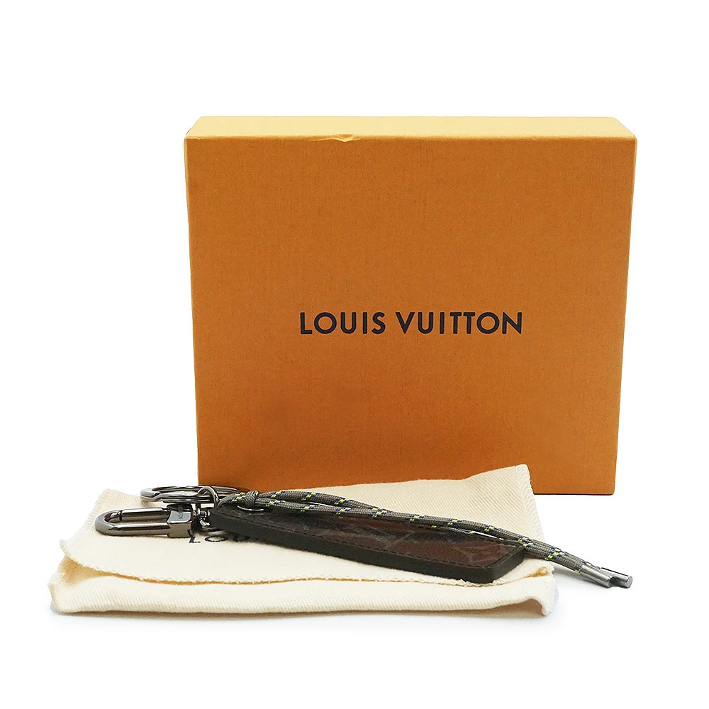 LOUIS VUITTON MP0929 Portocle Tag Monogram Fullo Eclipse Glaze Black Key Holder