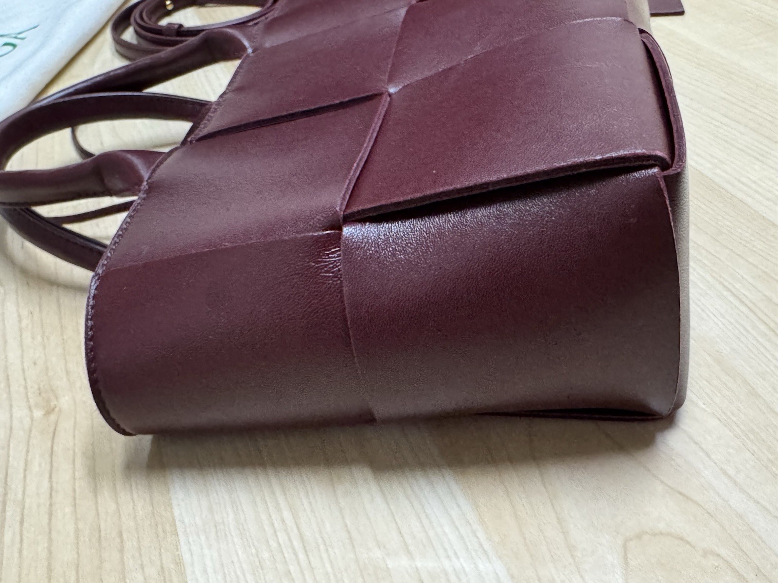 Bottega Veneta Mini Arco Intrecciato Leather Tote Bag