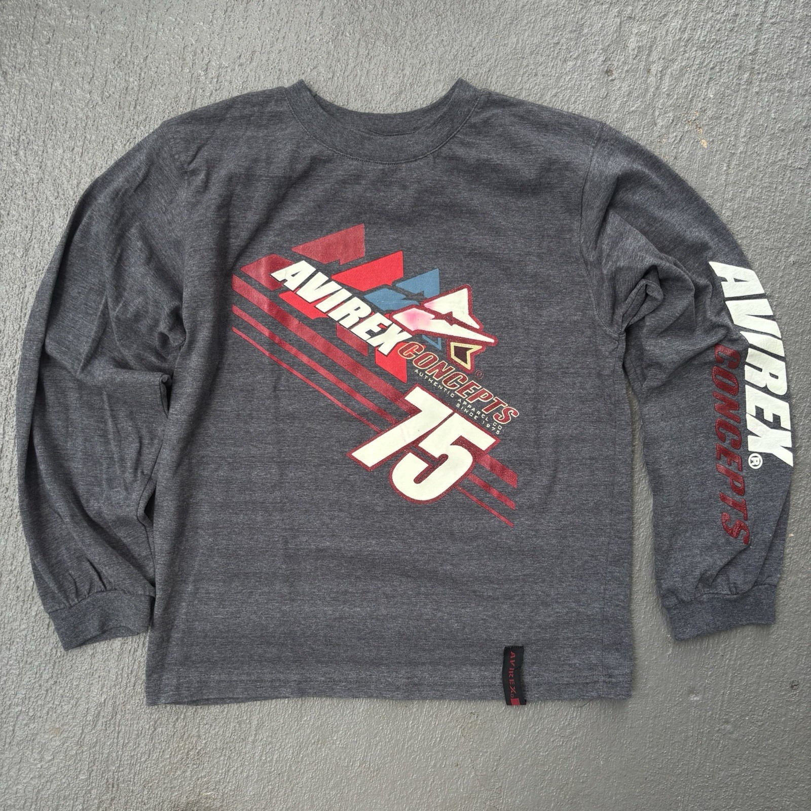 Y2K Avirex Concepts Tactical Systems Long Sleeve Shirt YOUTH 12-14