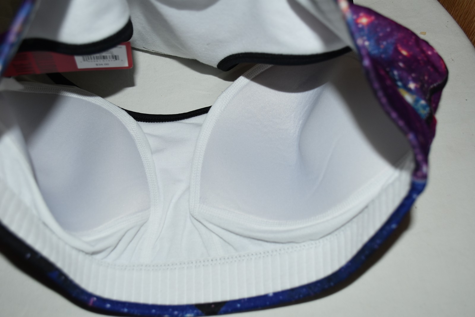 Performance Sport FILA SEXY multi colored Bra Running exercising Large New