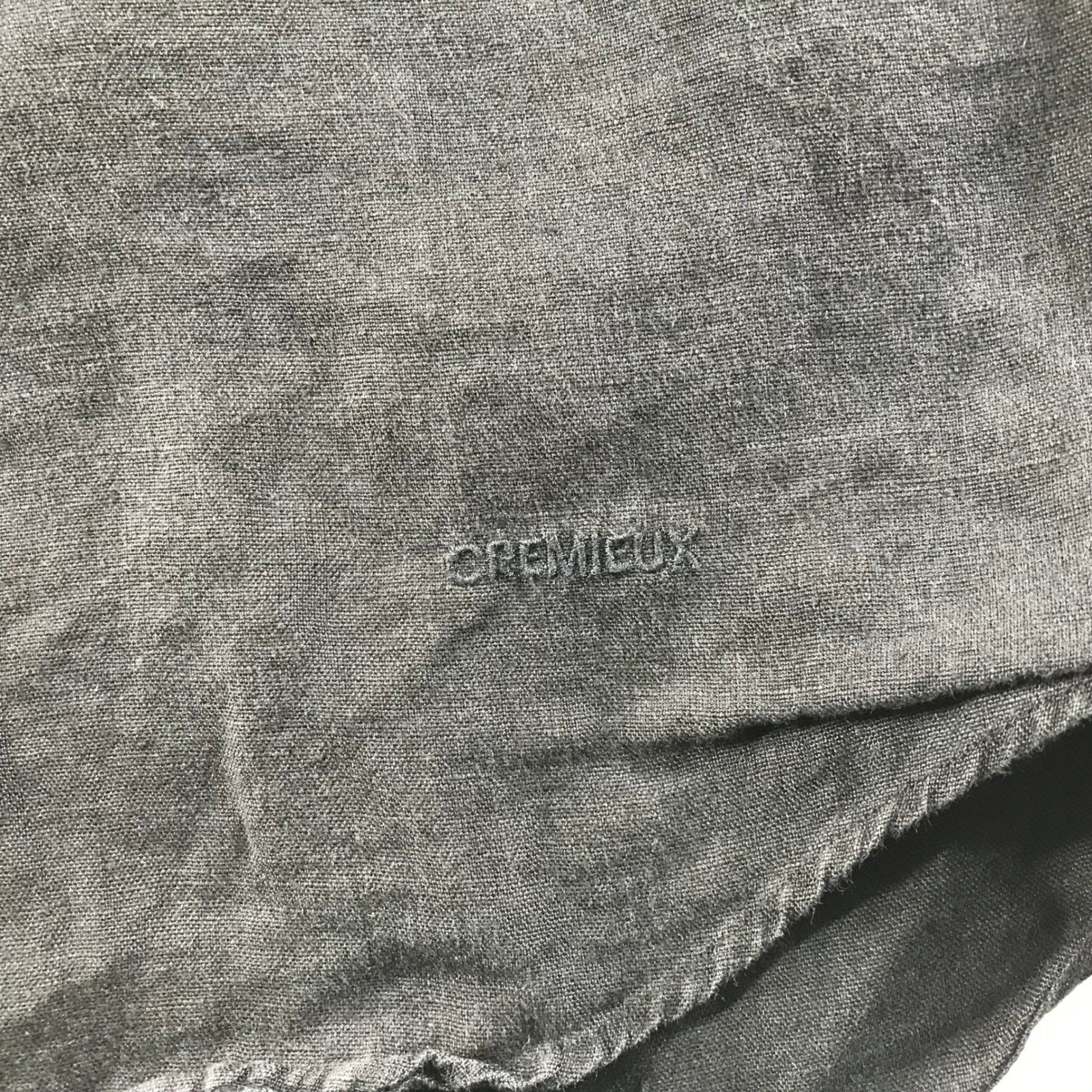 Daniel Cremieux Classics Mens Black 100% Linen Short Sleeve Button Down Shirt M