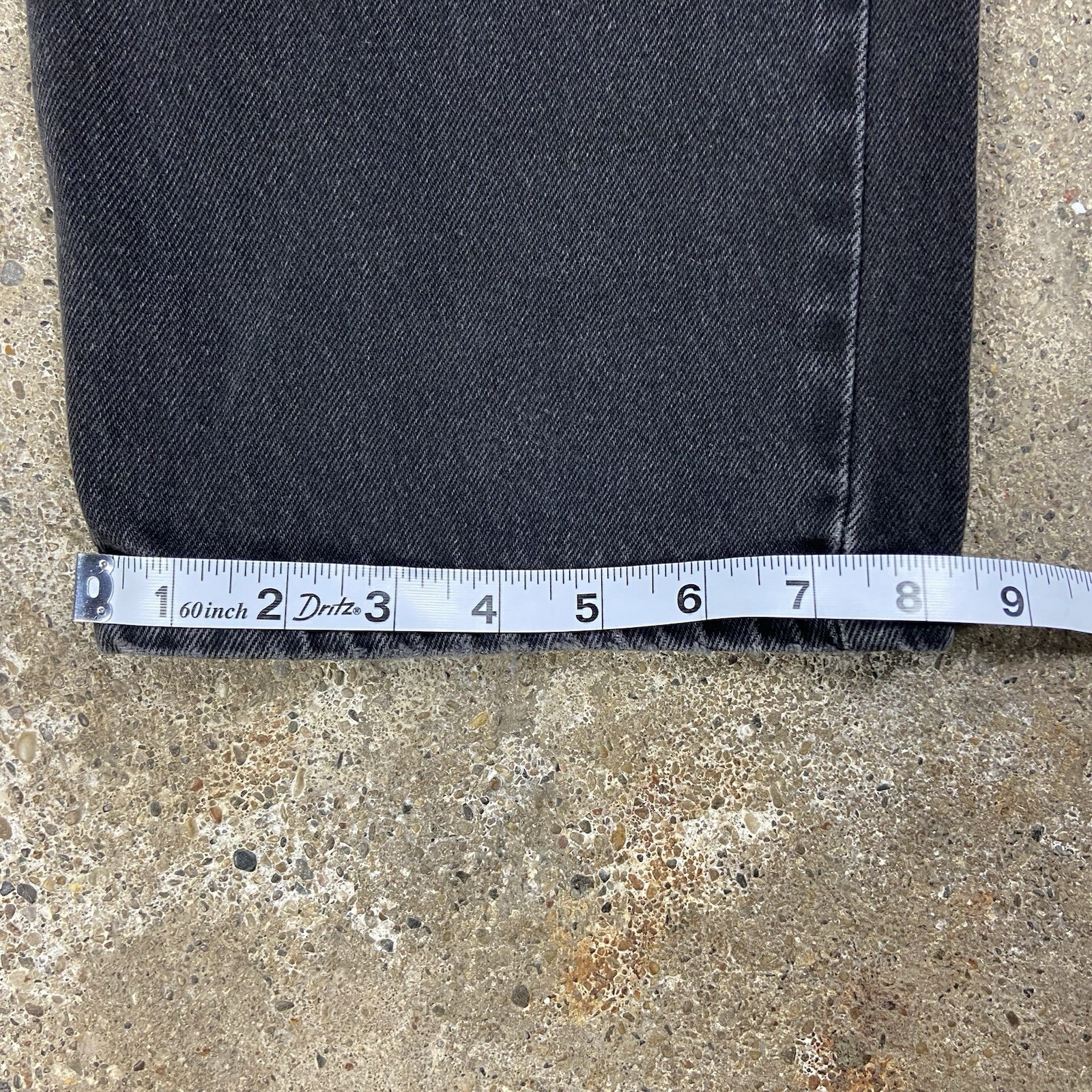 Vintage Levi’s 505 Jeans Size 36×32 Black Denim Classic Straight Leg Fit