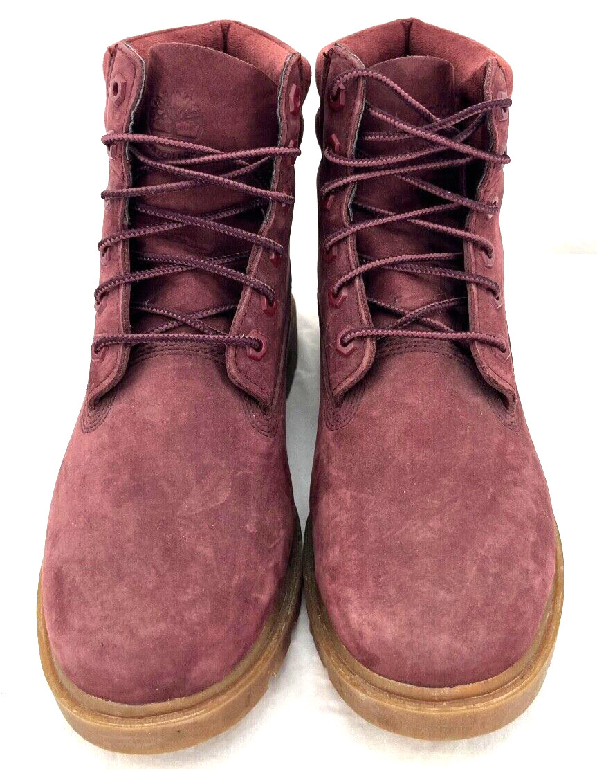 Timberland Waterville A3659 Burgundy Suede Waterproof Boots Shoes Women’s US 6.5