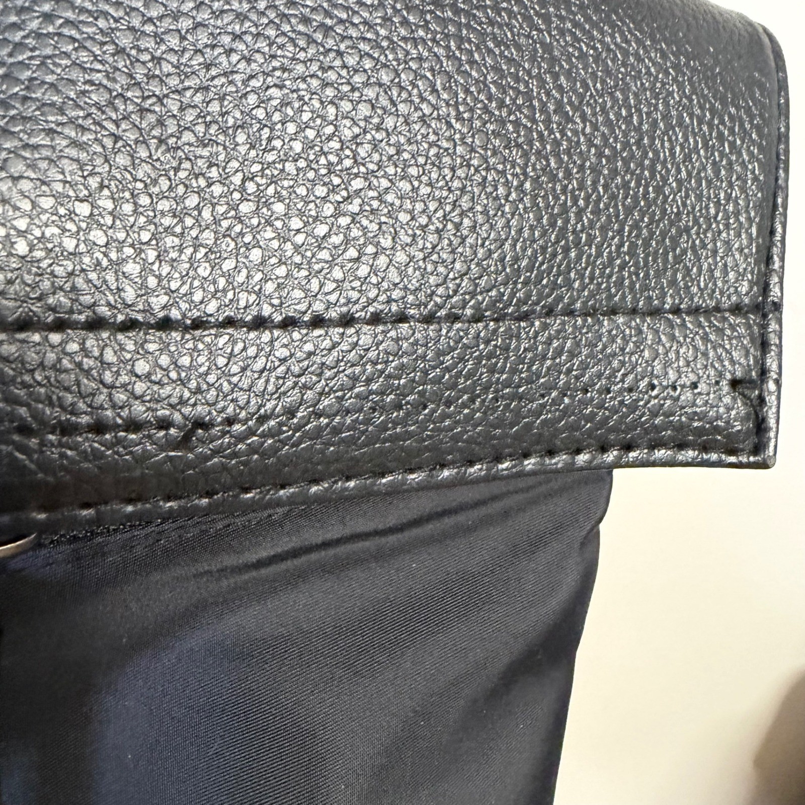 Botkier New York Trigger Black Nylon Leather Flap Backpack Logo Straps NEW