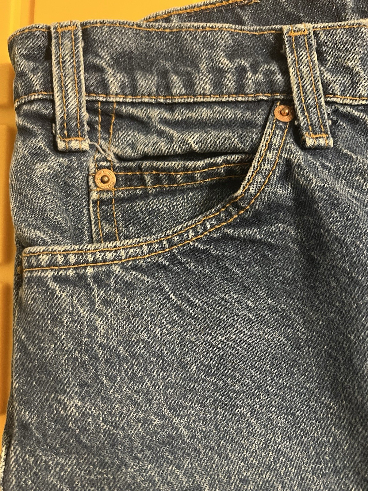 Levi’s 309 Men’s Orange Tab Jeans Size Actual 30×29.5 Vintage Retro Hipster