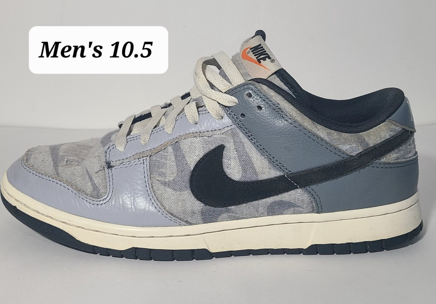 Nike Dunk Low Copy Paste Men’s Gray Shoes Size 10.5