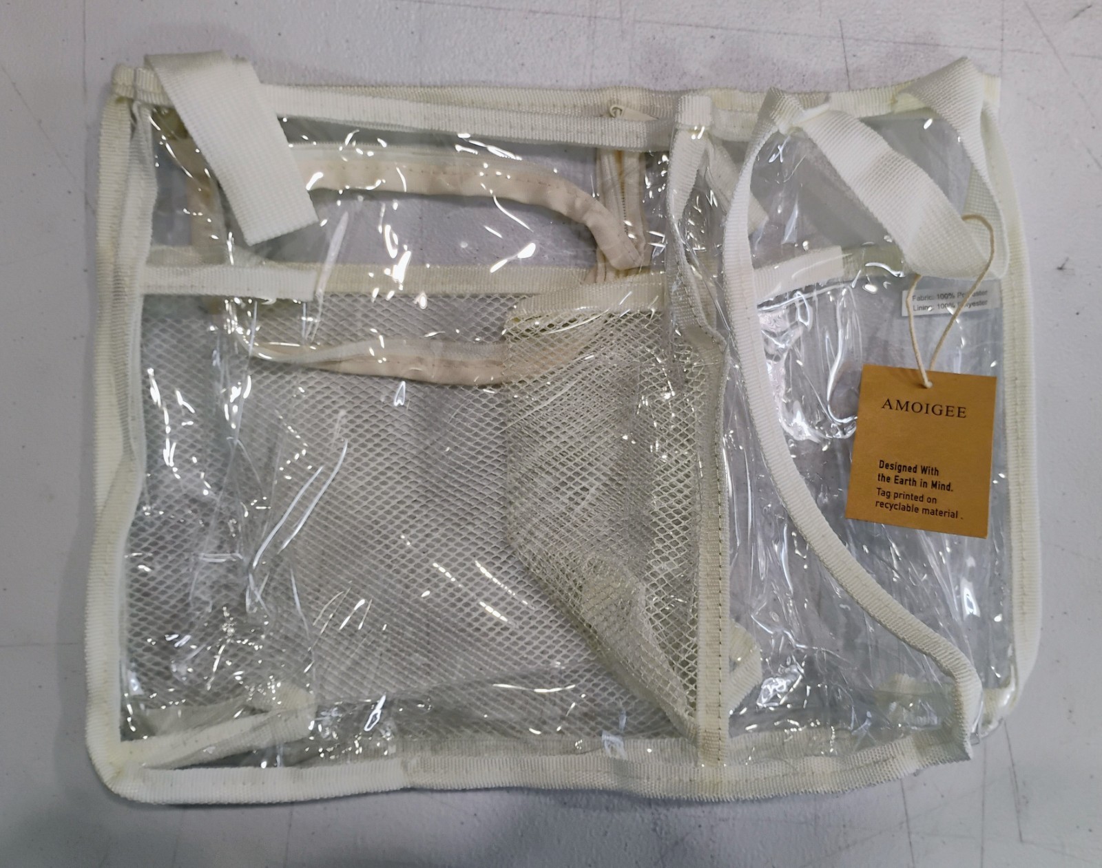 Clear Beach Bag Organizer Divider New 14x10x5 For Bogg Bag