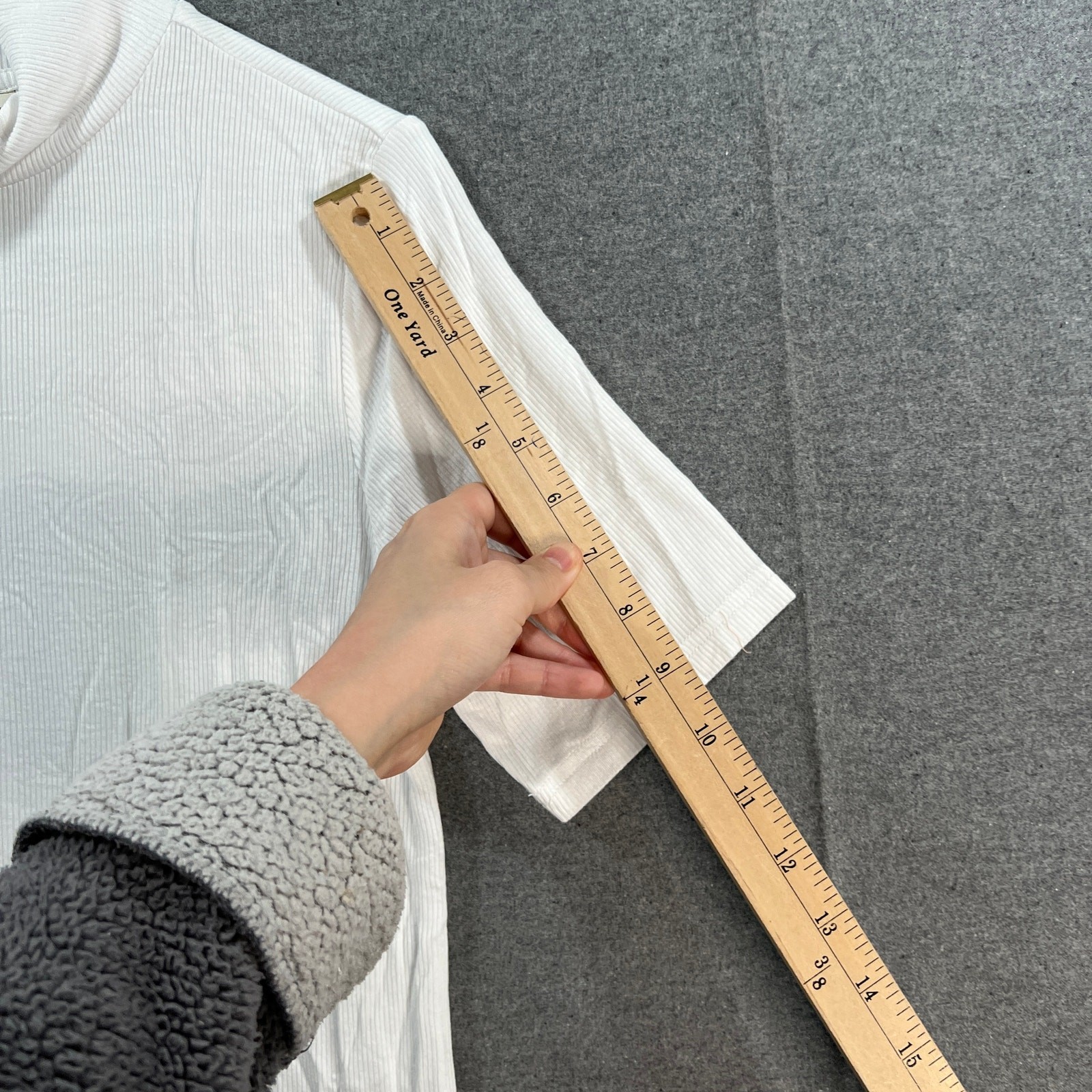 Laurie Felt Rib Silky Rayon Made From Bamboo Turtle Neck White, X-Small