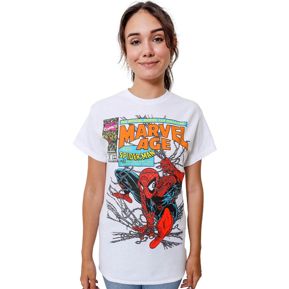 Spider-Man 90’s Marvel Age Officially Licensed Adult T Shirt