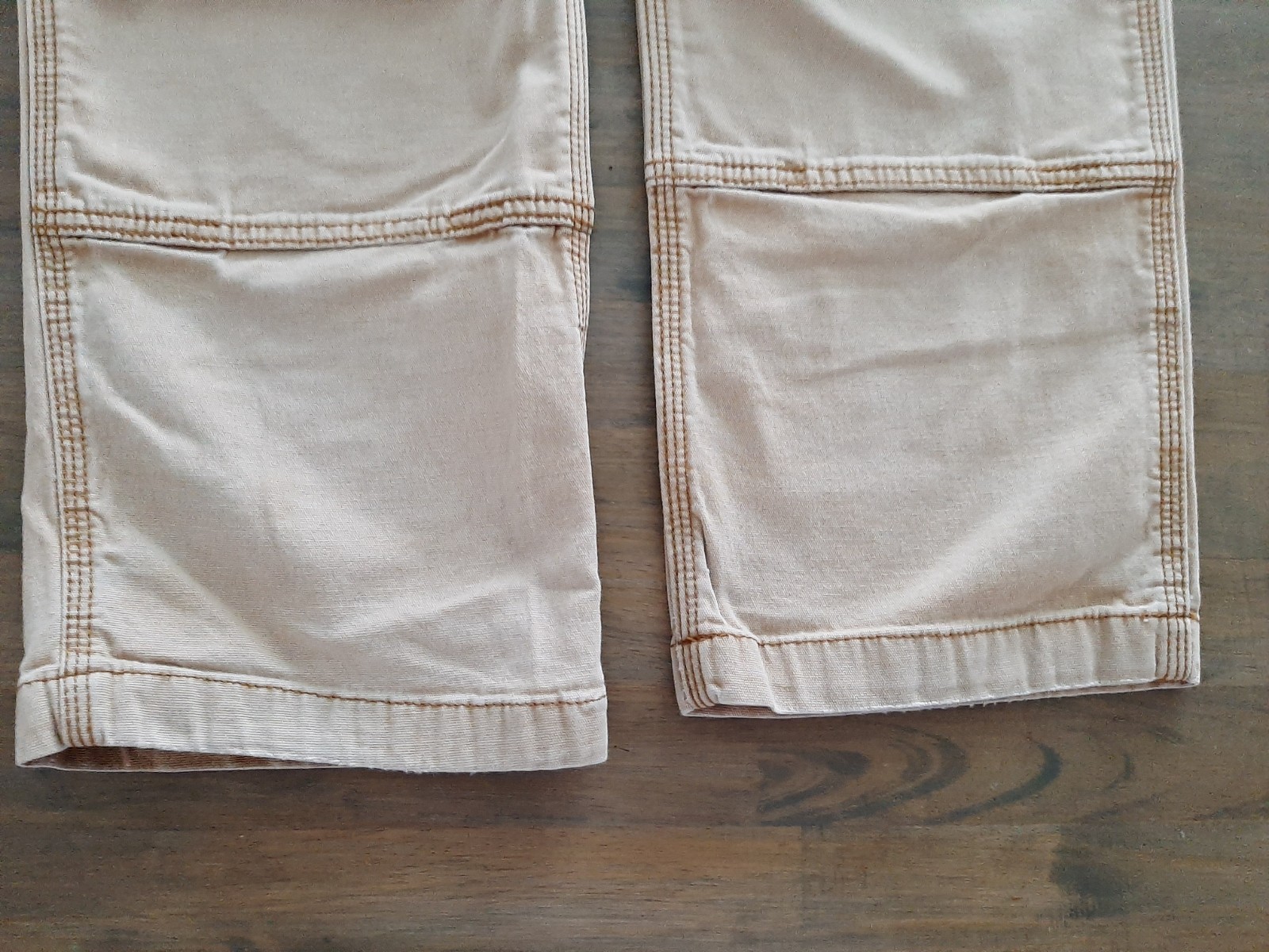 Distressed Faded Carhartt 102802-918 Double Knee Work Pants