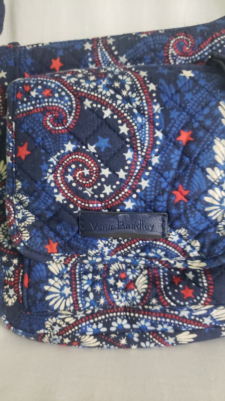 Vera Bradley Cross Body Adj Strap Multiple Pockets With Card Holders