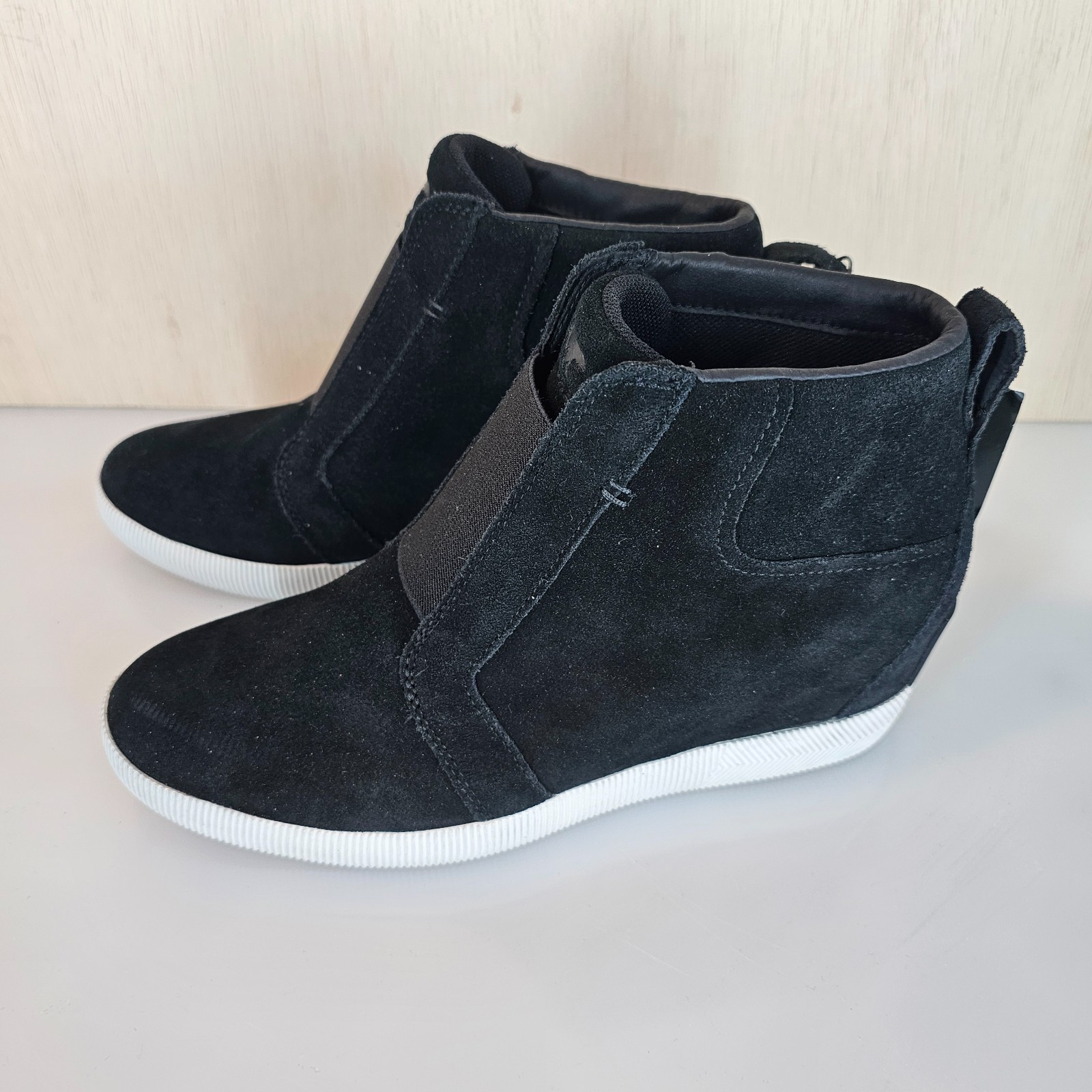 SOREL Out N About Wedge Boots Shoes for Women 10 M BLACK New