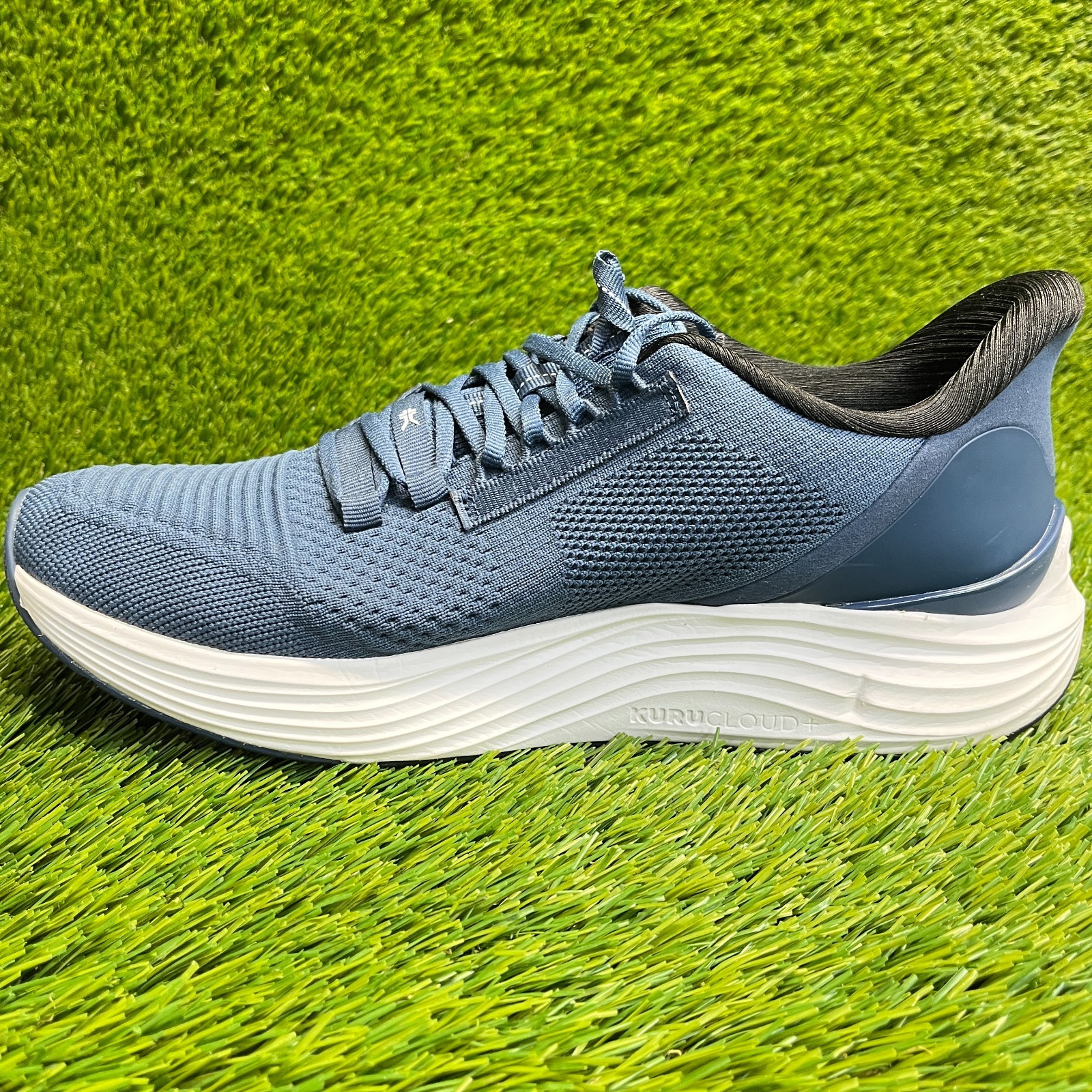 Kuru Atom 2 Mens Size 10 Blue White Athletic Running Walking Shoes Sneakers