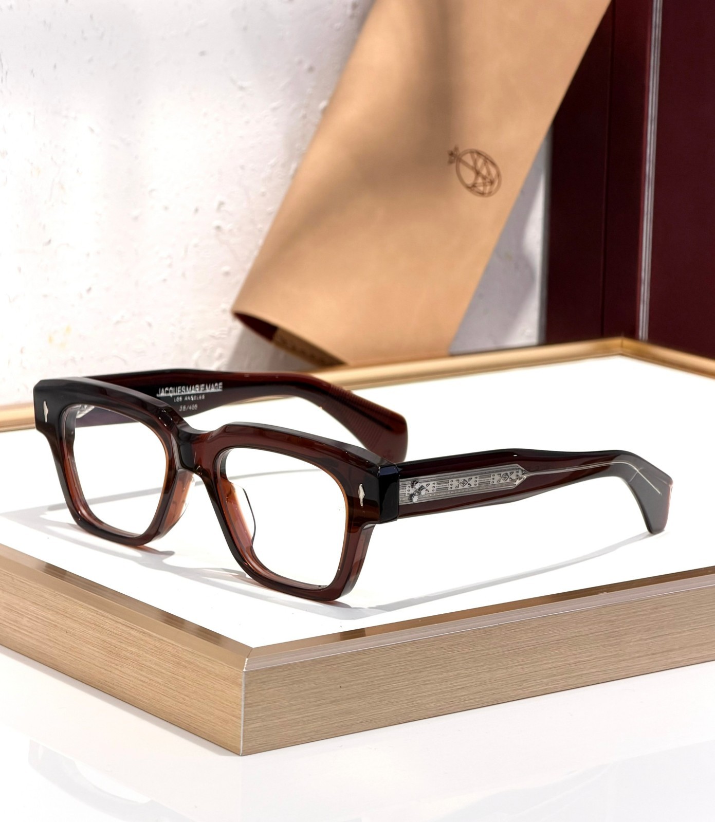 Jacques Marie Mage Fellini Sunglasses 51-20-146 Acetate Frame UV400 Eyewear
