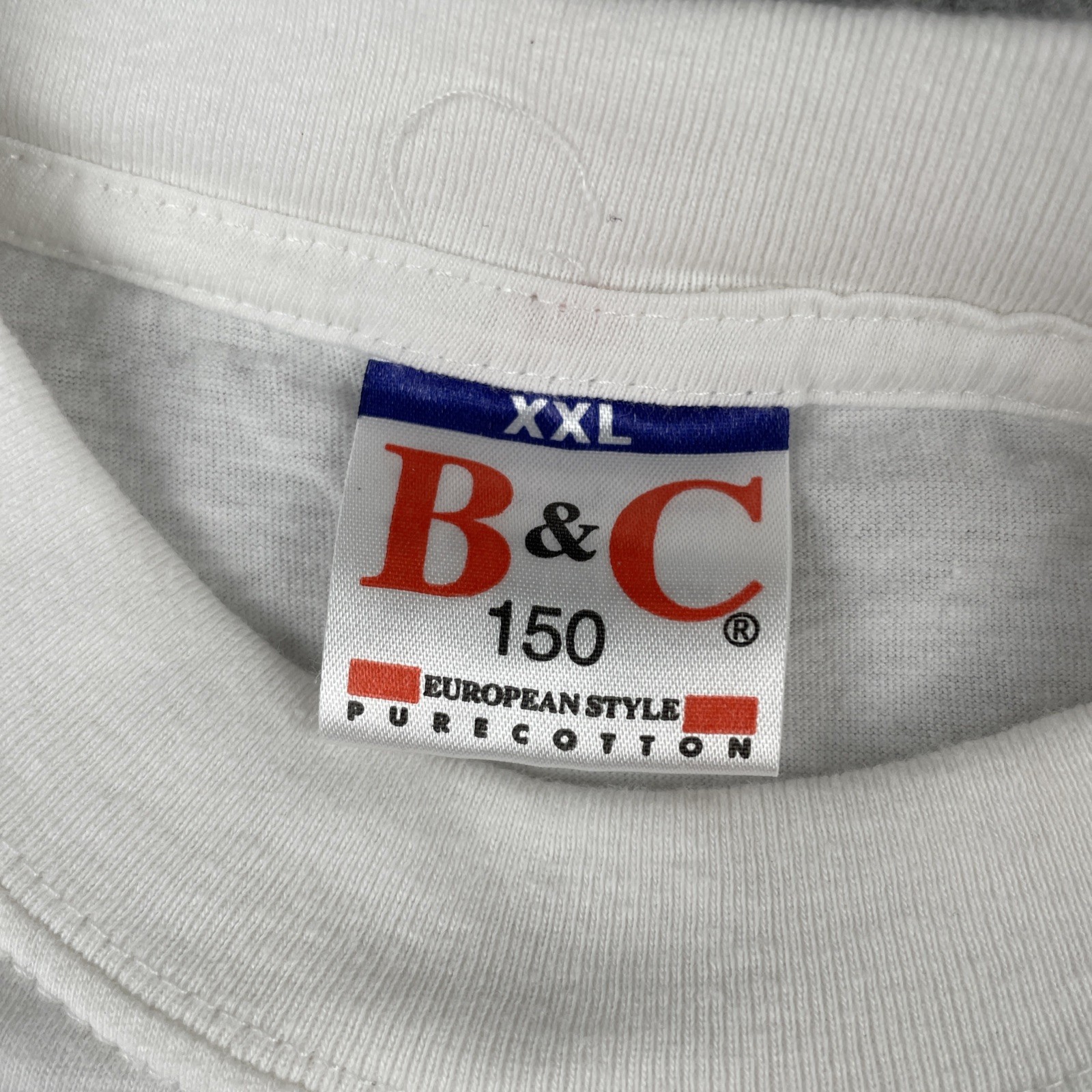 Vintage B&C 150 2XL Do It Like A European Shirt Euro Style Pure Cotton Xtra Soft