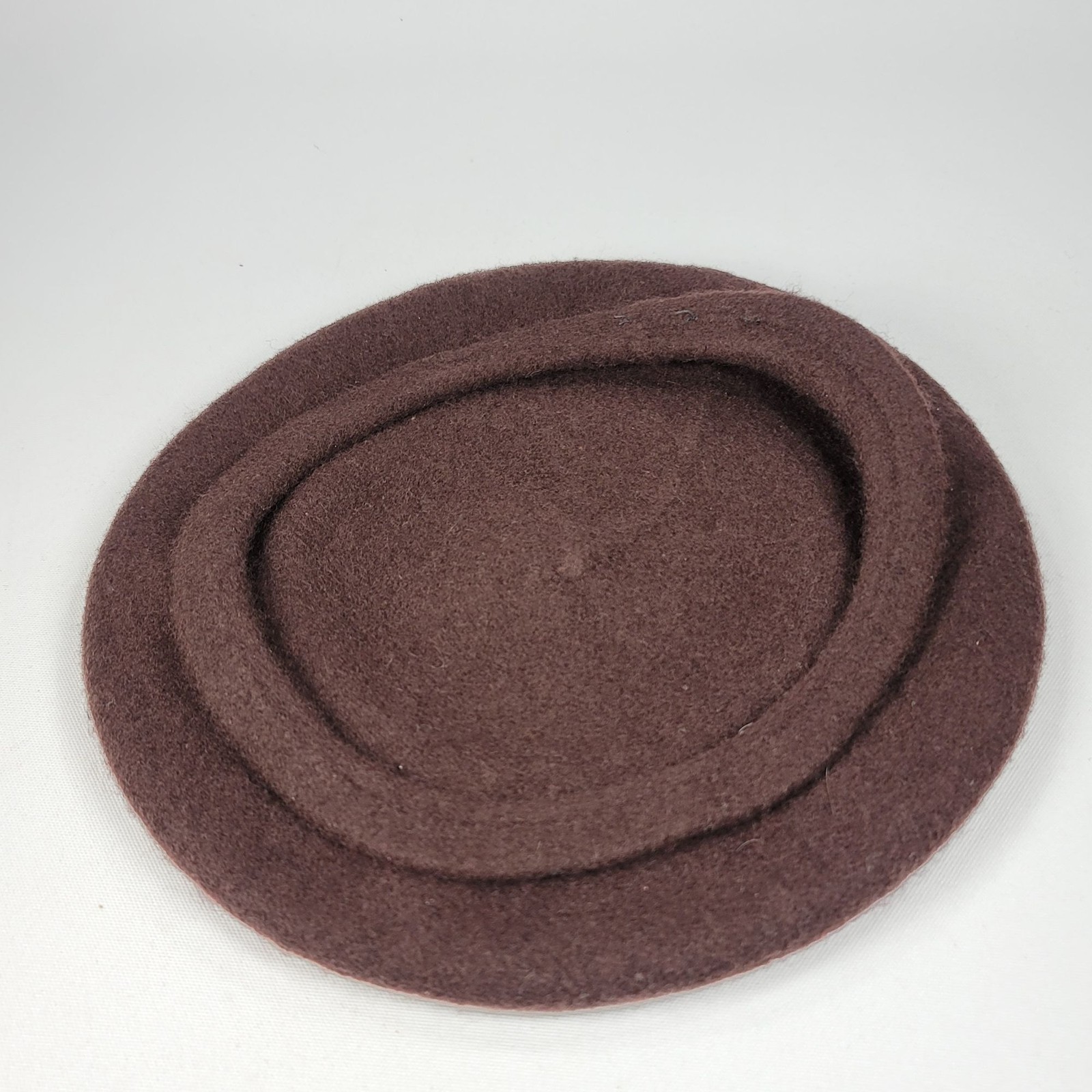 Brown Wool Beret Classic French Style Hat 100% Wool Warm & Stylish Vintage