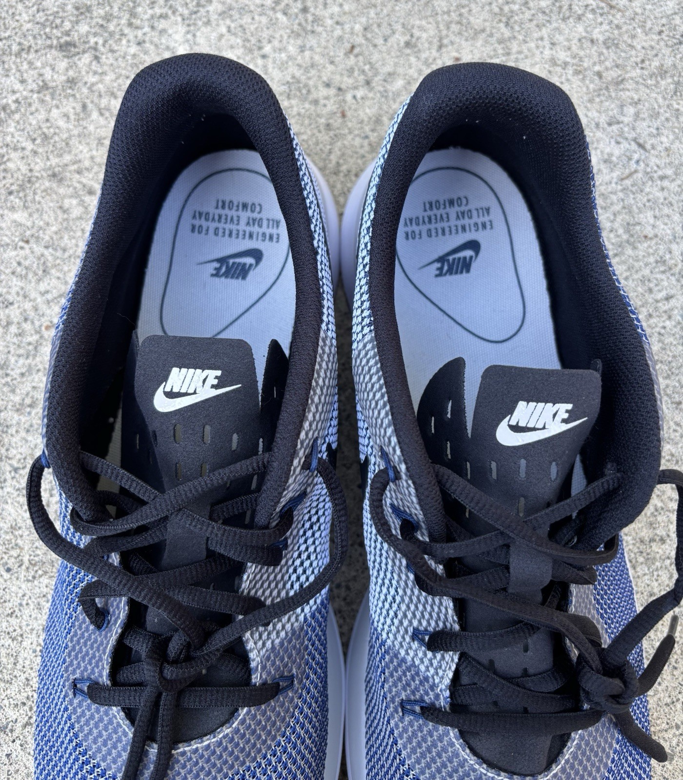 Nike Tanjun Racer Vast Grey Black White Sneakers Men’s 13 EUC