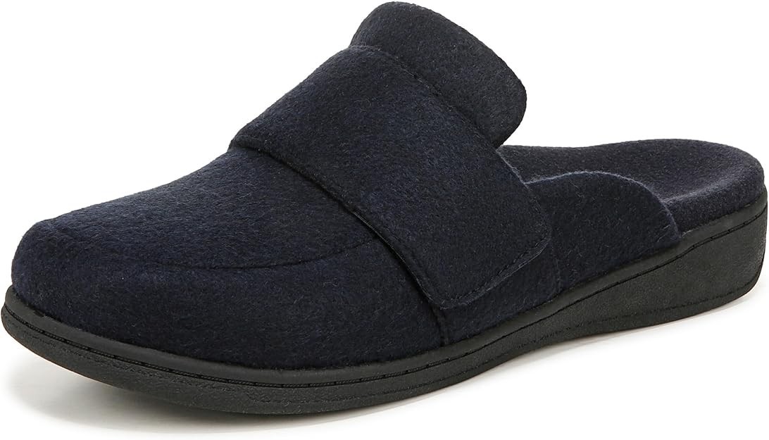 VIONIC WOMEN’S GEMMA MULE SLIPPER COMFORTABLE SIZE 9 SLIPPERS BLACK NEW