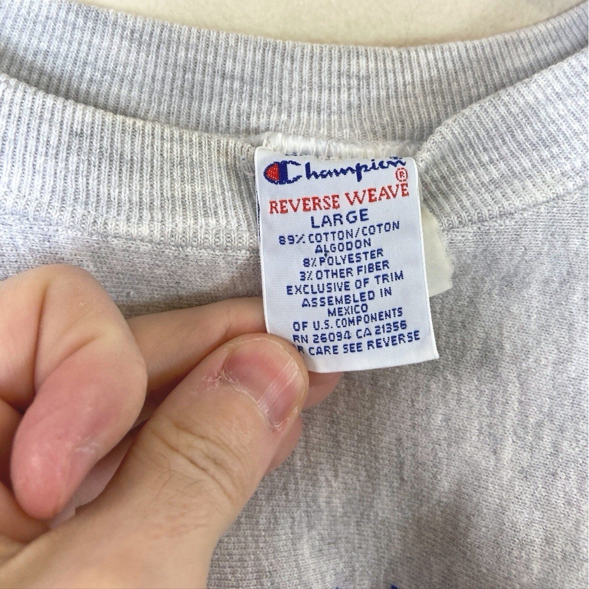 Vintage 90’s Champion Reverse Weave Indianapolis Colts NFL Grey Sweatshirt