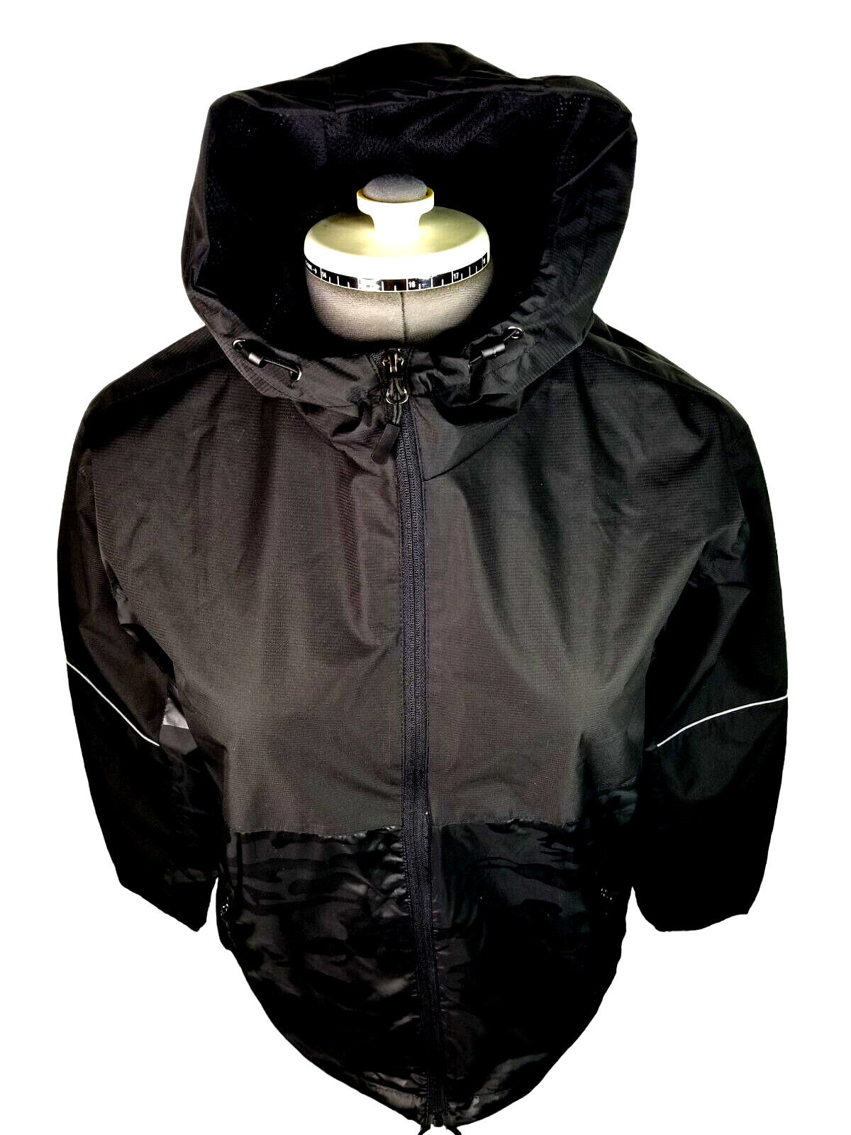 Mountain Club Black Gray Men’s Jacket Size L PIT TO PIT 24 IN
