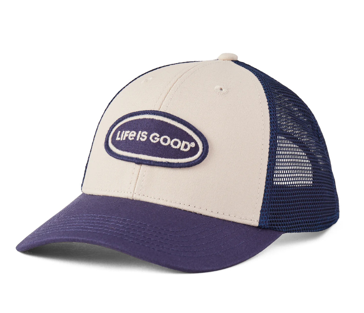 Life Is Good Hat Adult Unisex Clean LIG Oval Trucker One Size