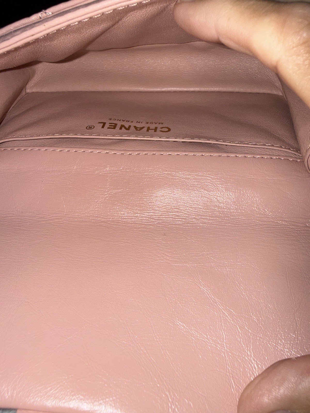 🔥 Rare CHANEL 2.55 Reissue Pink Belt Bag Aged Calfskin 27-Series