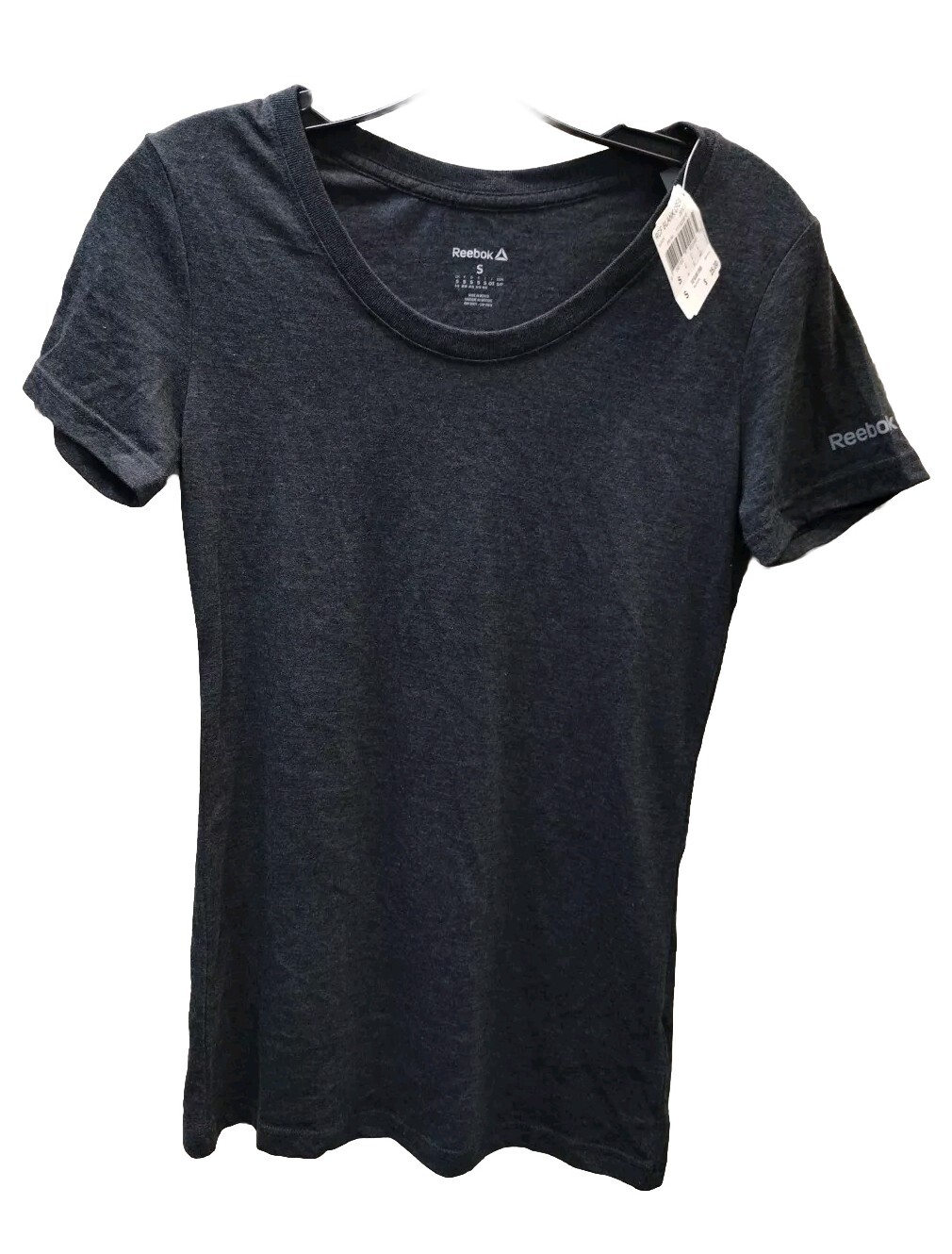 Reebok Women SM Crew TShirt Activewear Set Of 3 Shirts Gray/Orange/Charcoal NWT!