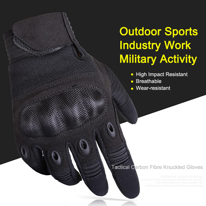 Tactical Gloves Touchscreen Police Combat Motorcycle Driving Training Work Gear