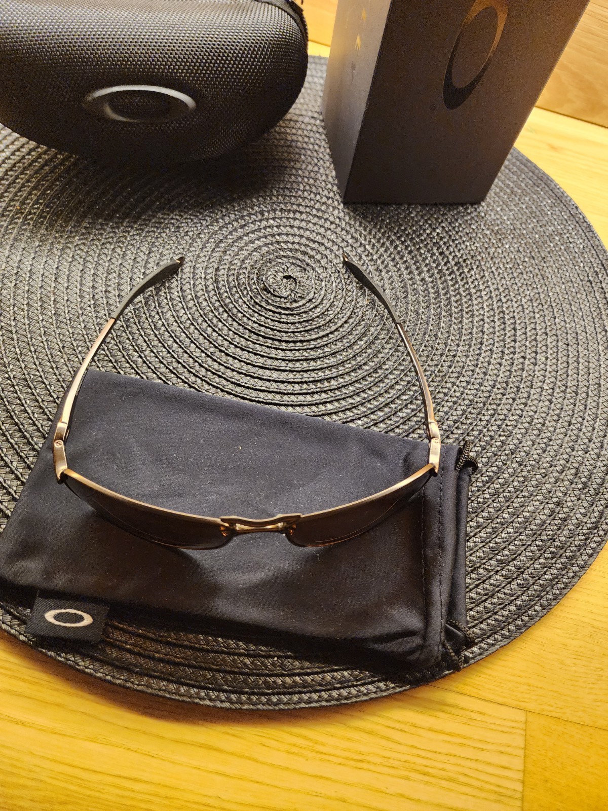 Oakley Crosshair 2.0 Alloy Metal Frame Bronze Prizm Polarized Lens Full Pack New