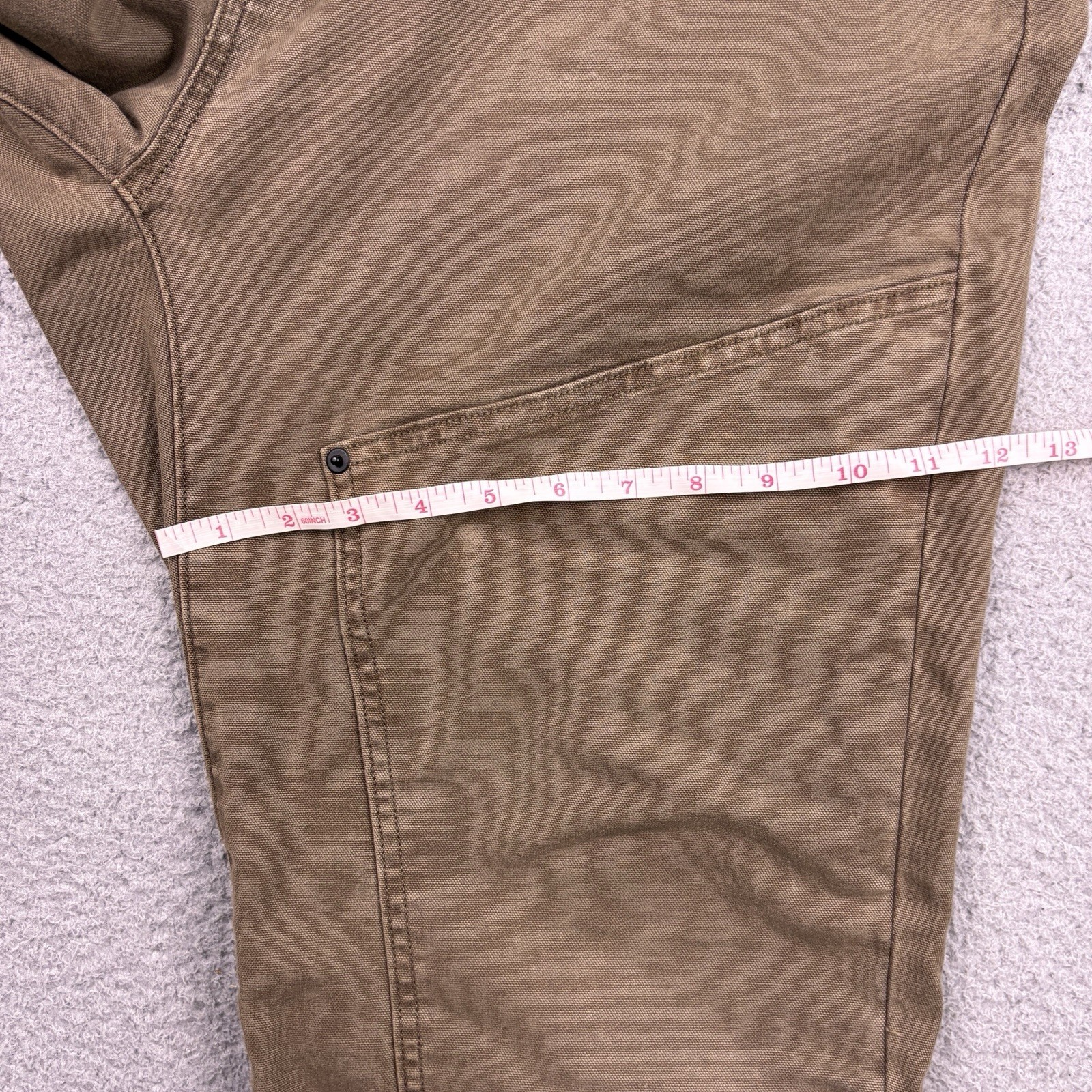 Proof Rover Double-Knee Pants Mens 38×32 Brown Straight Fit Huckberry Workwear
