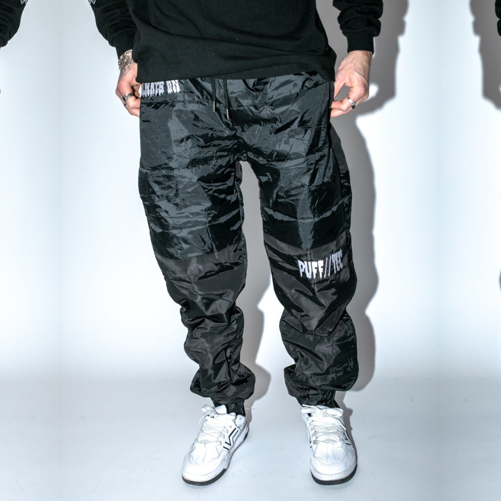 Down Puffy Pants | PUFF TEC | Outdoor, winter, ski, hiking, streetwear, gorpcore