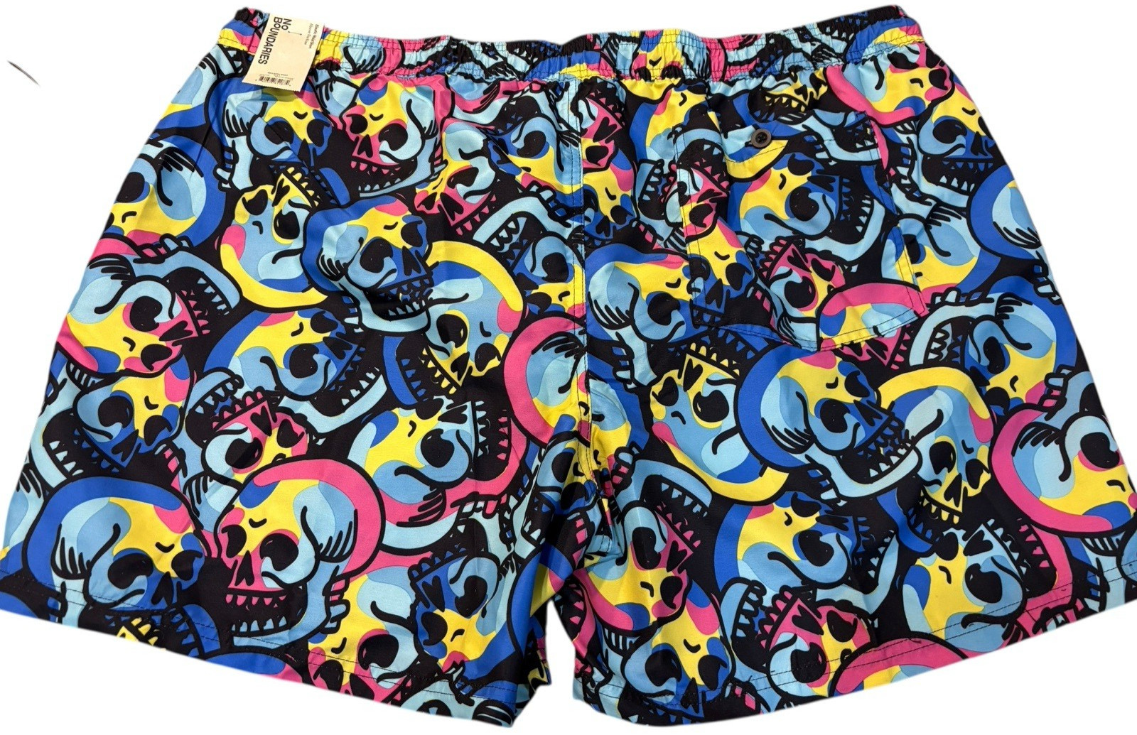 No Boundaries NWT Men’s Swim Shorts 2XL (44-46) Quick Dry UPF 50+ Above Knee