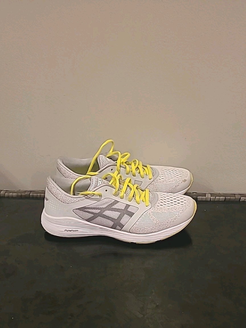 Asics Roadhawk FF Trainers Running Shoes Grey Off White Size 11