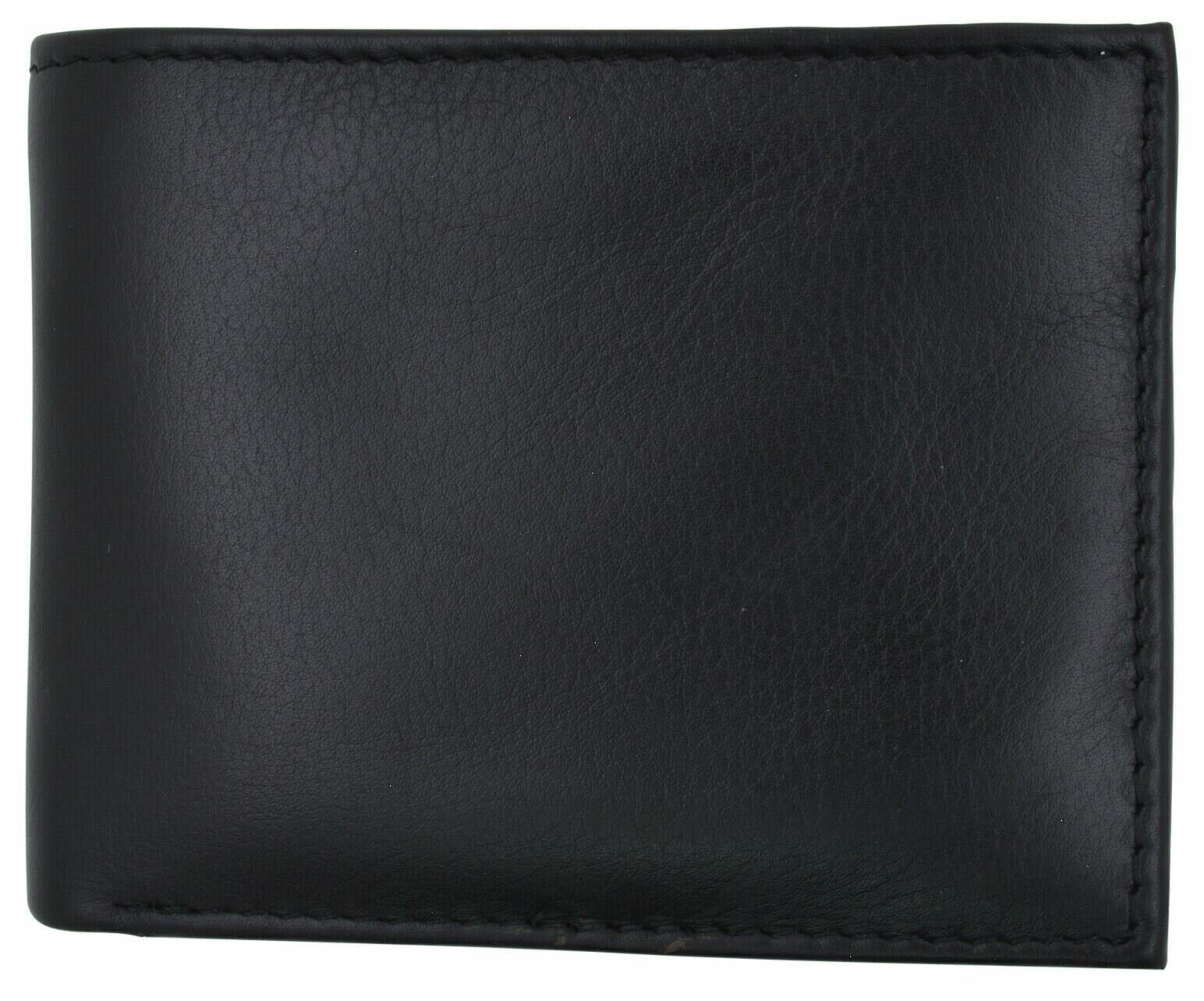 Genuine Leather Minimalist Bifold Wallets For Men RFID Blocking Slim Mens Wallet