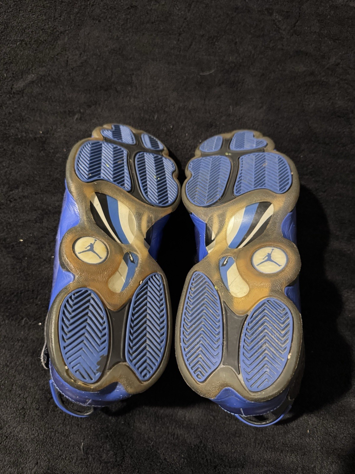 Nike Air Jordan 6 Rings Foamposite 2010 Black Royal RARE 🔥 323419-003 Size 7 Y