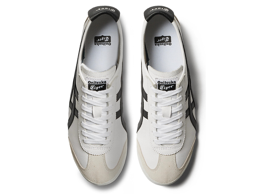 Onitsuka Tiger Mexico 66 1183A201-126 White Black Sneakers New With Box