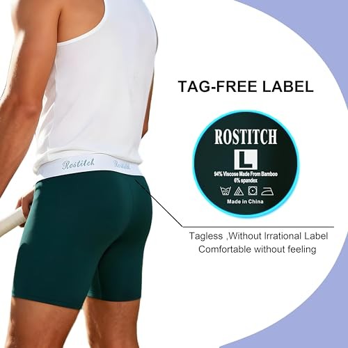 Mens underwear Upgrade bamboo boxer briefs Breathable,cool Medium 6clours 8pack