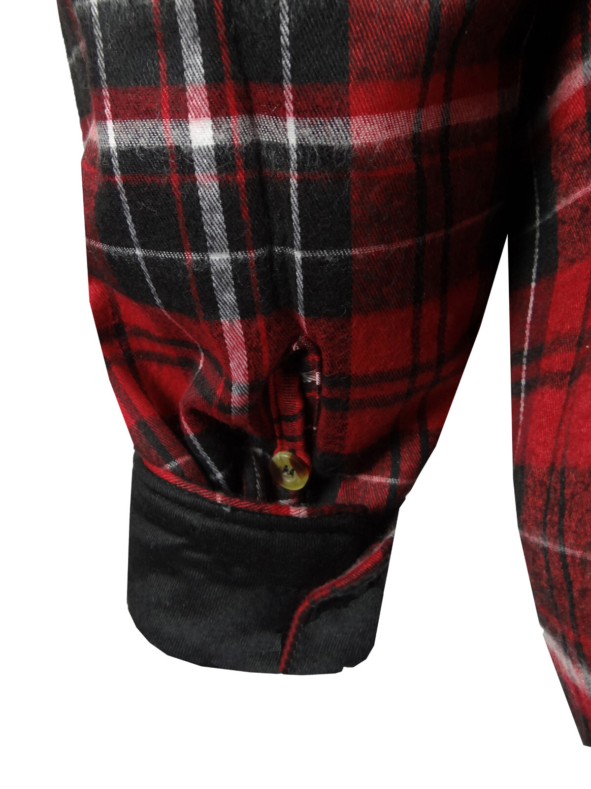 Men Flannel Plaid Shirt Jacket Sherpa Lining Warm ALL COTTON 4 Pockets Button Up