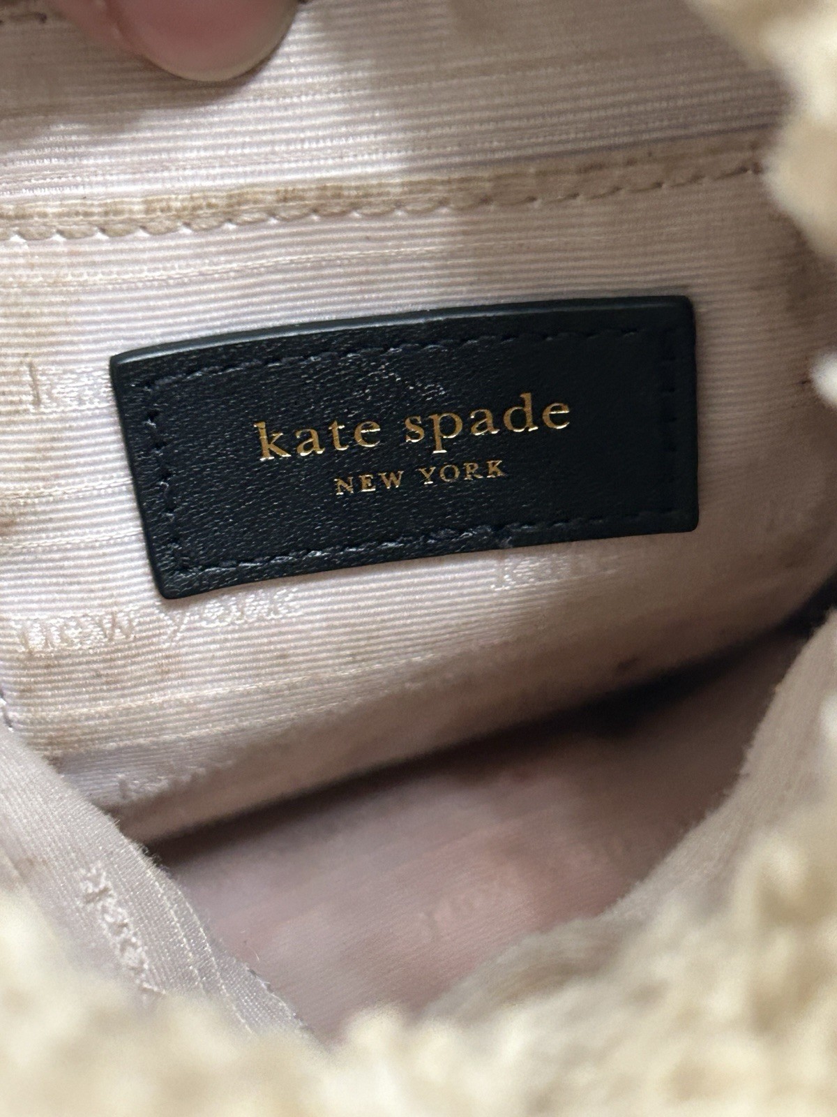 Kate Spade Eva Faux Shearling Bucket Phone Crossbody