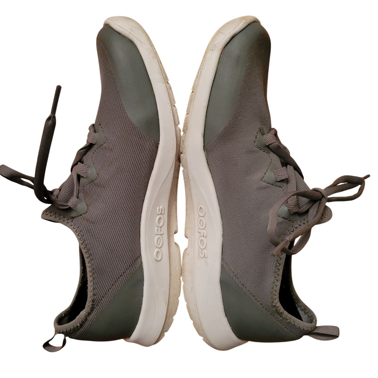Oofos Gray Walking Sneakers OOfoam Sole 9.5 Volcanic Ash OOmg Sport LS