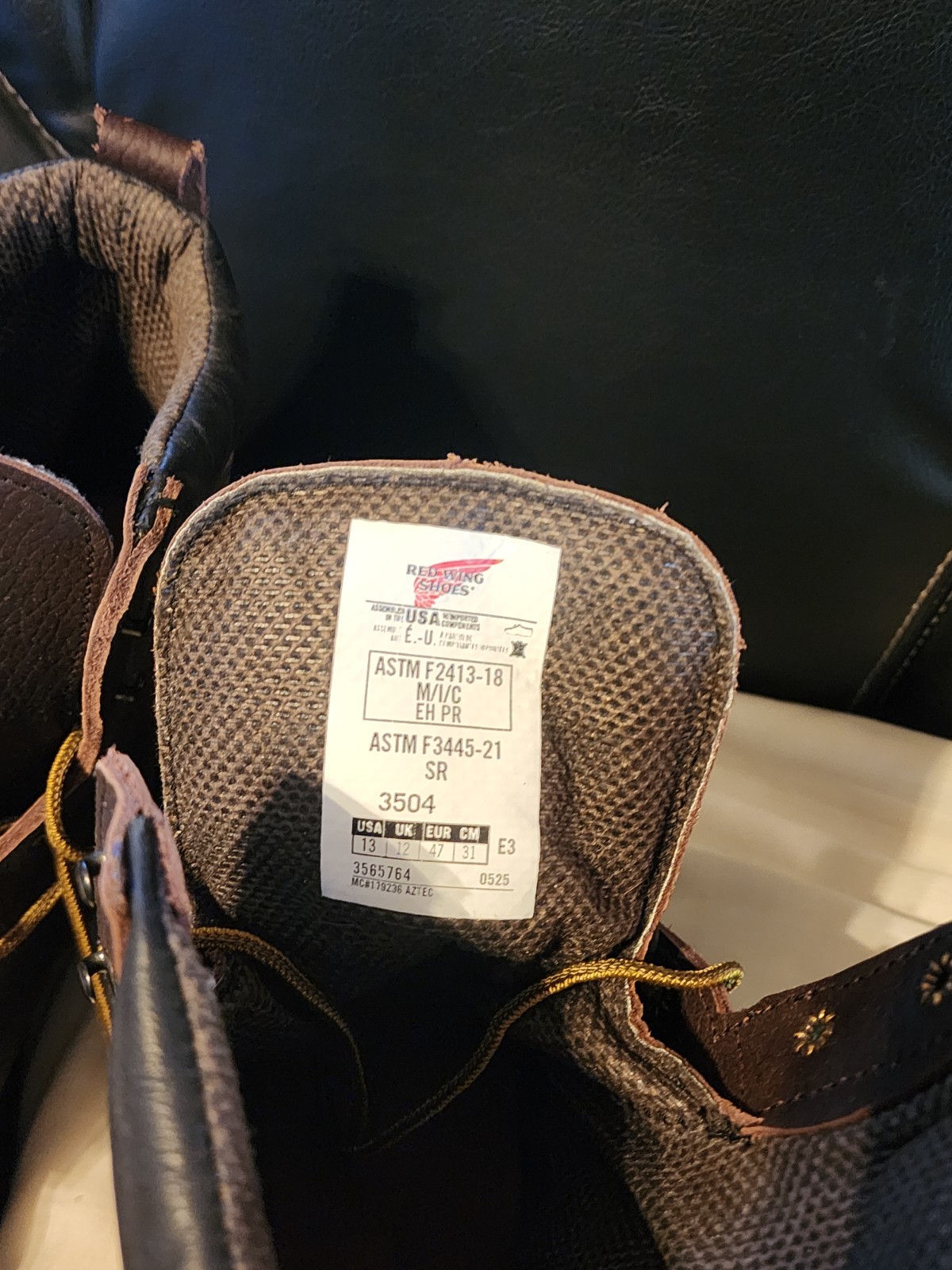 Red Wing Boots Supersole 2.0 #3504 sz13 new with box