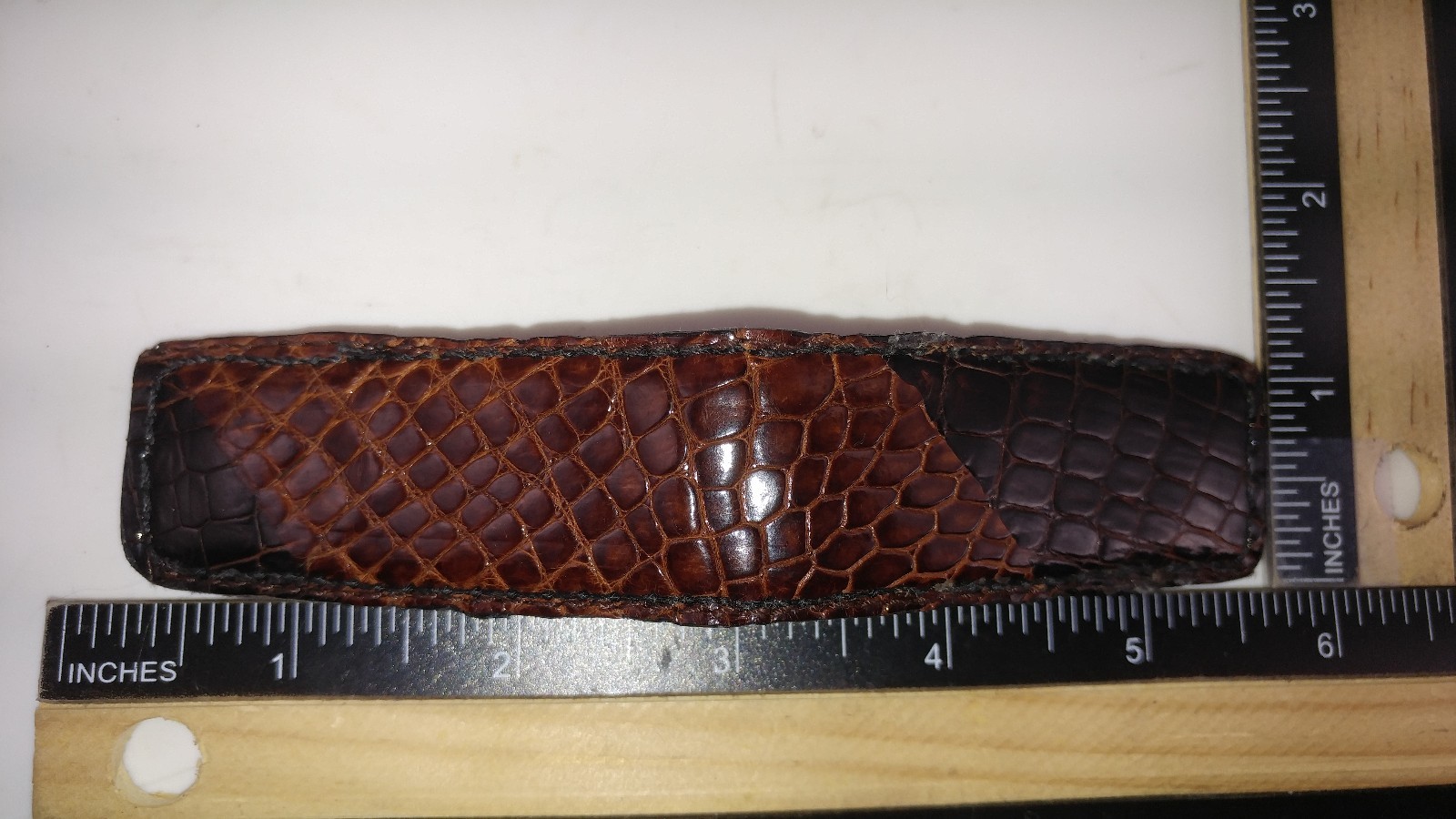 NEW Authentic Magnetic MONEY CLIP ALLIGATOR HIPSTER Slim CASH Bill Holder NWOT