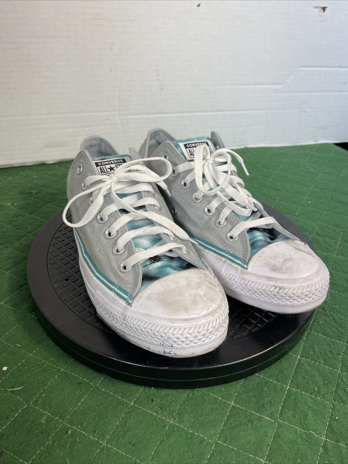 Chuck Taylor All Star Low Summer Daze Ash Stone Blue Size 11.5