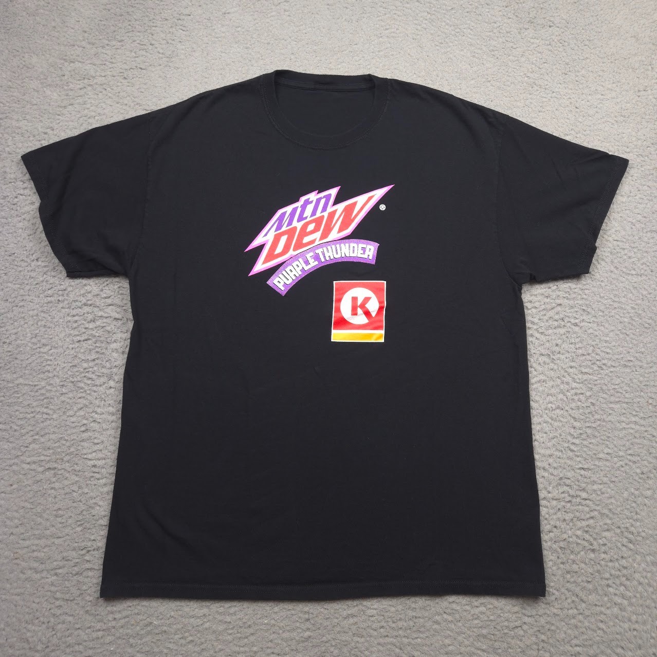 T-Shirt Mountain Dew “Purple Thunder” Discontinued Flavor T-Shirt new old stock