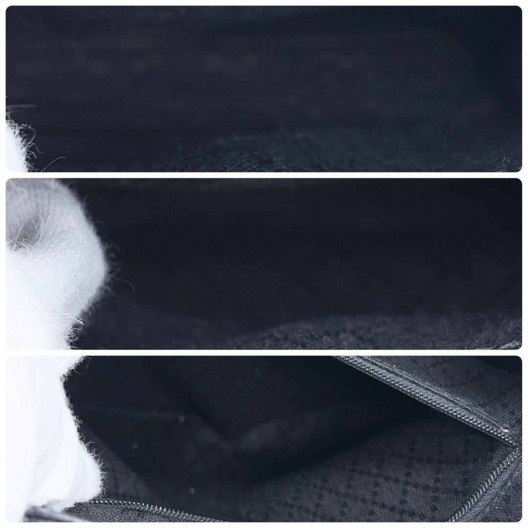 GUCCI Bamboo Suede Rucksack Black Double‑Pocket Turn‑Lock Drawstring Backpack